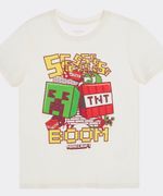 Playera de Licencia Minecraft de Niño Infantil