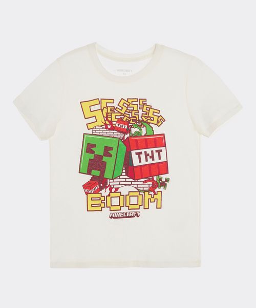 Playera de Licencia Minecraft de  Niño Infantil