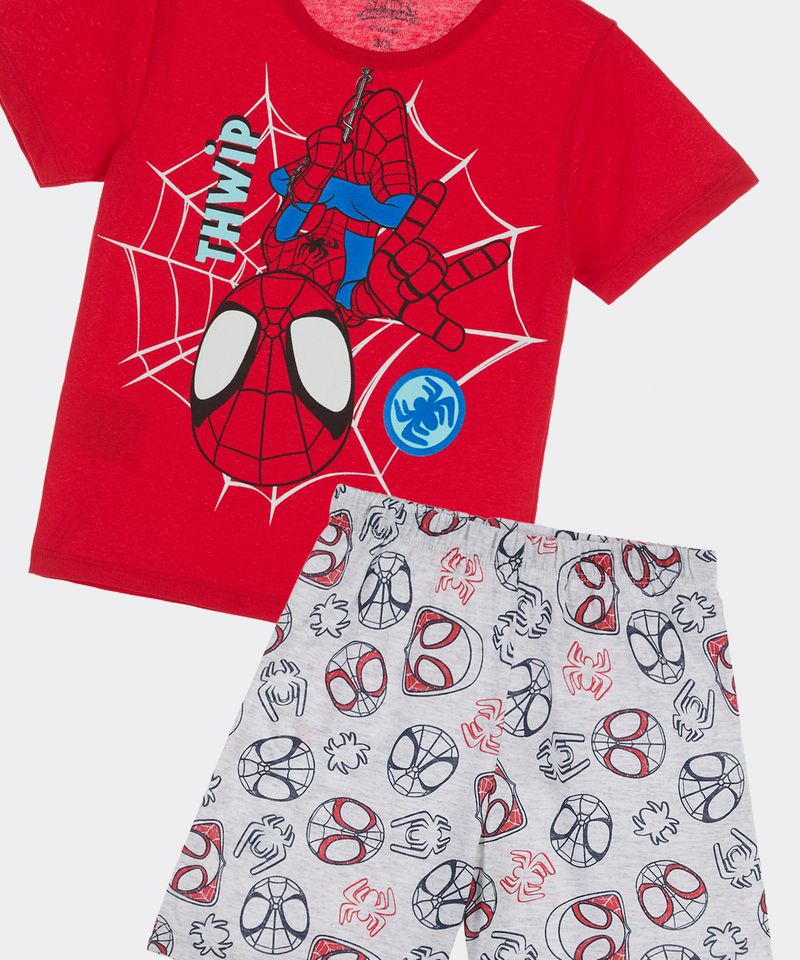 Set Pijama Short y Playera Spidey de Bebo Años