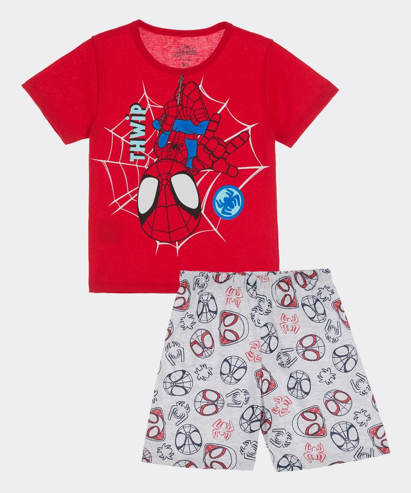 Set Pijama Short y Playera Spidey de Bebo Años