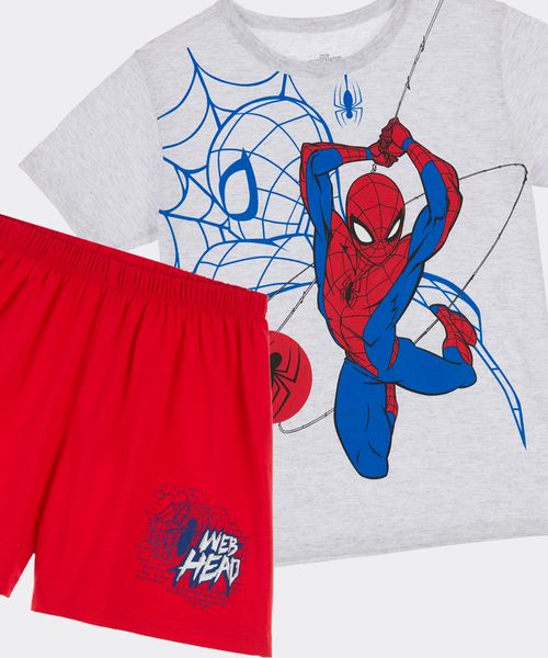 Set Pijama Short y Playera Spiderman de  Niño Infantil