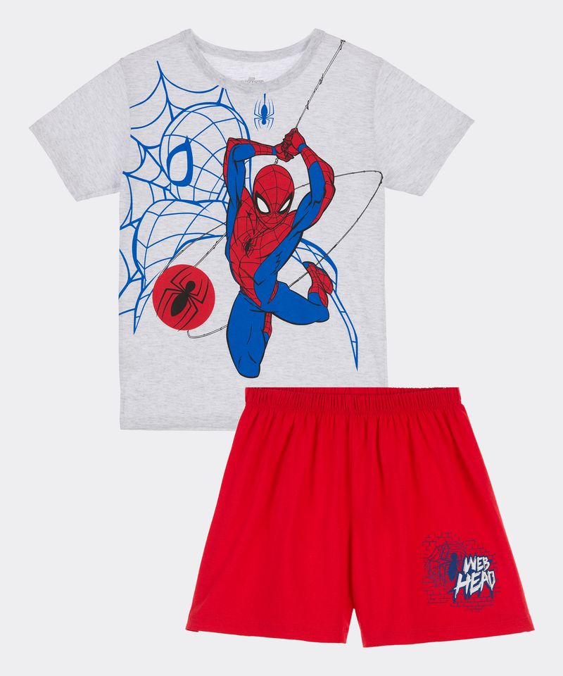 Set Pijama Short y Playera Spiderman de Niño Infantil