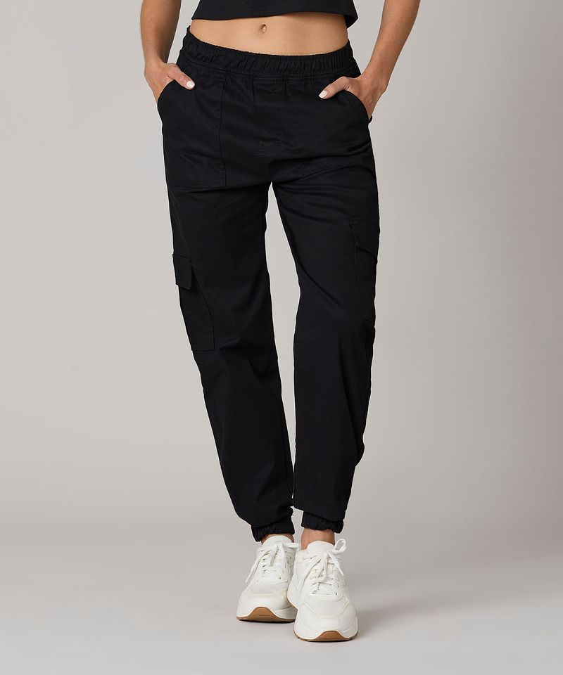 Jogger de Gabardina  de  Dama