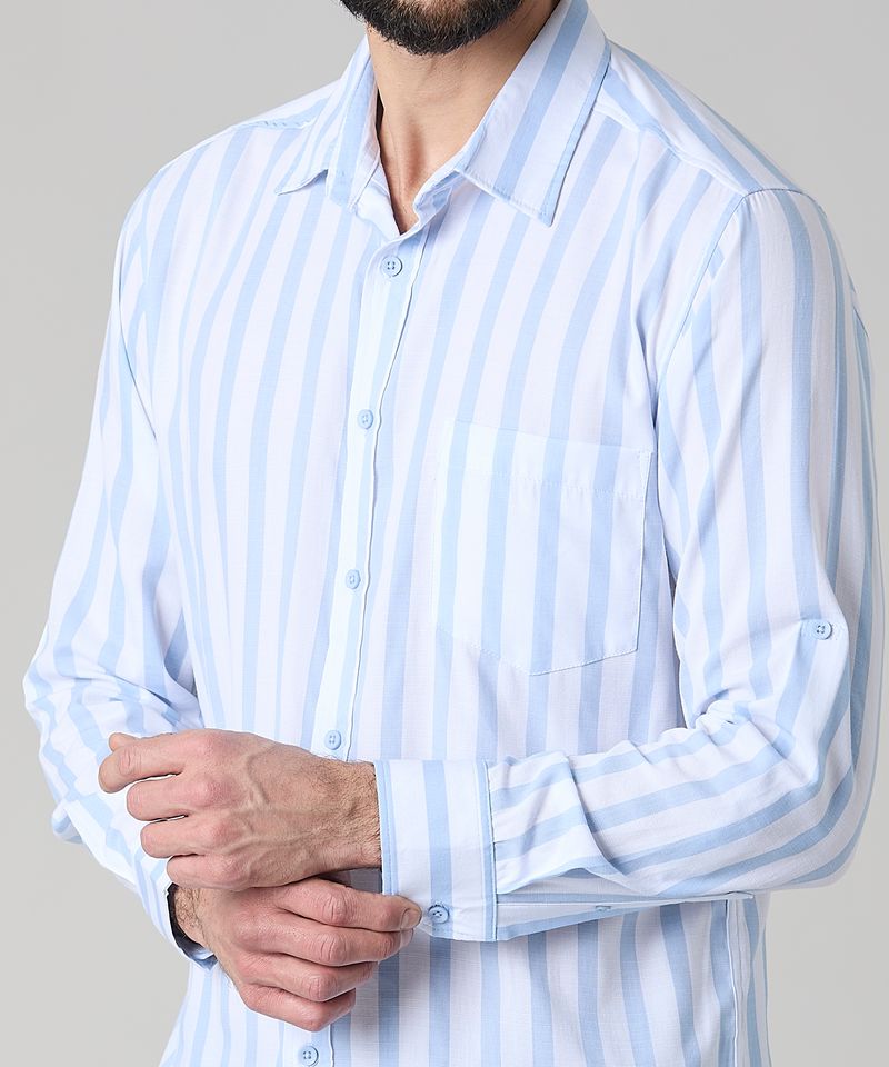 Camisa Manga Larga  de  Caballero