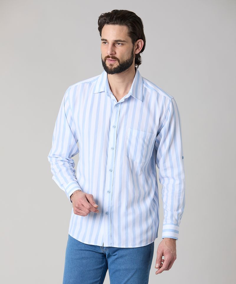 Camisa Manga Larga  de  Caballero