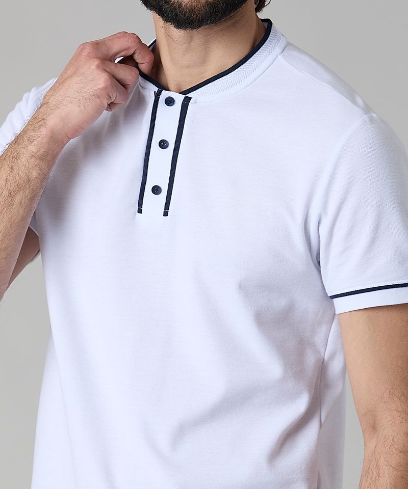 Playera Henley  de  Caballero