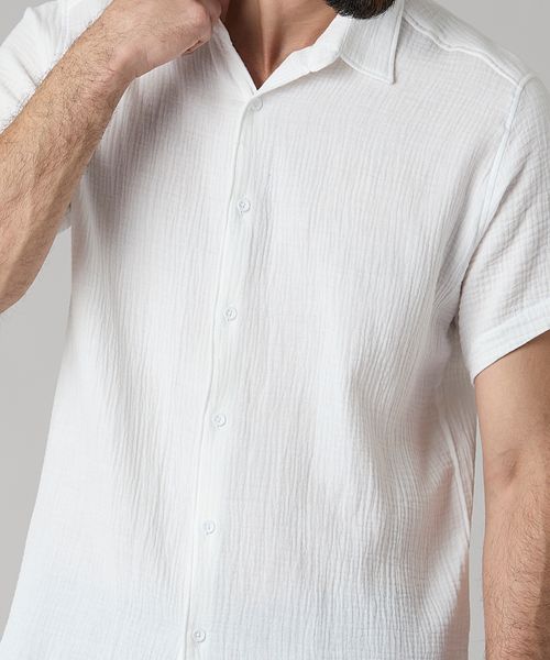 Camisa Manga Corta  de  Caballero