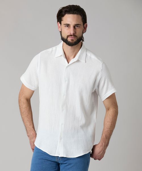 Camisa Manga Corta  de  Caballero