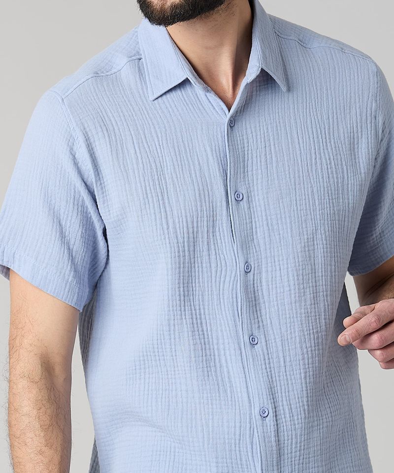 Camisa Manga Corta  de  Caballero