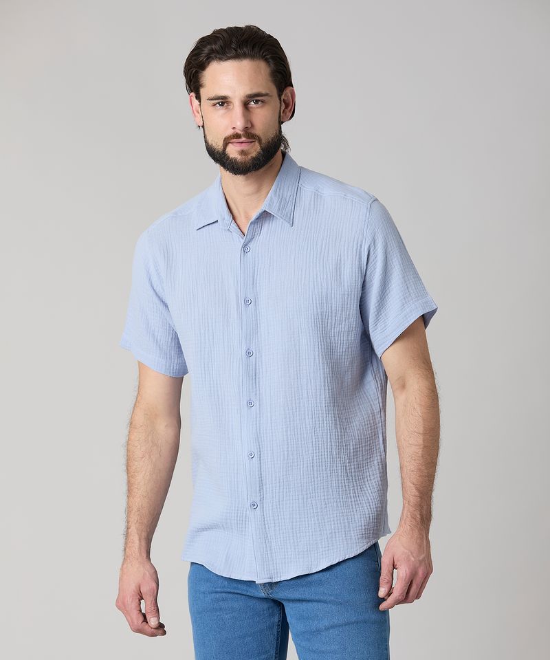 Camisa Manga Corta  de  Caballero