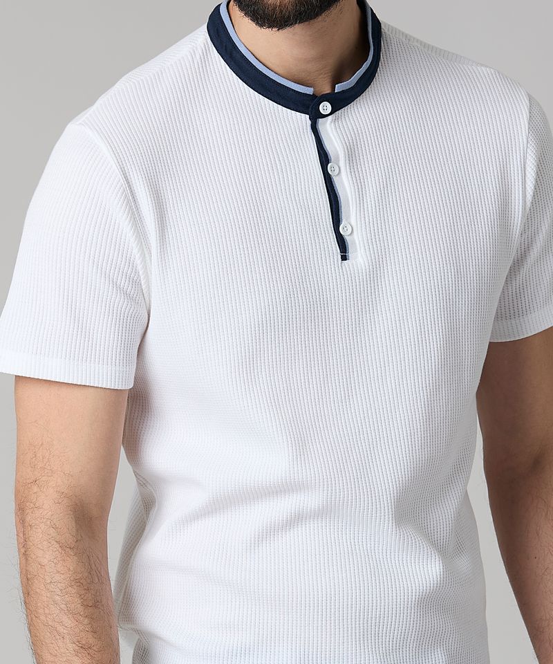 Playera Henley  de  Caballero