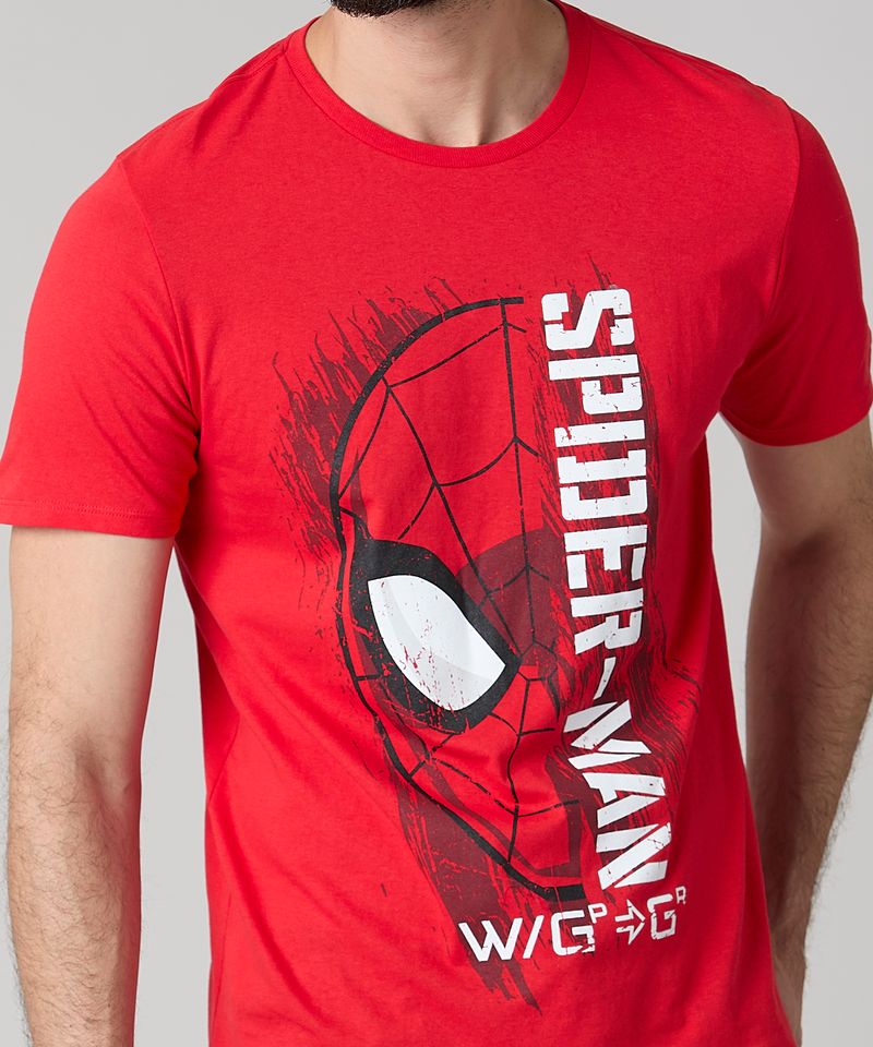 Playera de Licencia Spiderman de  Caballero