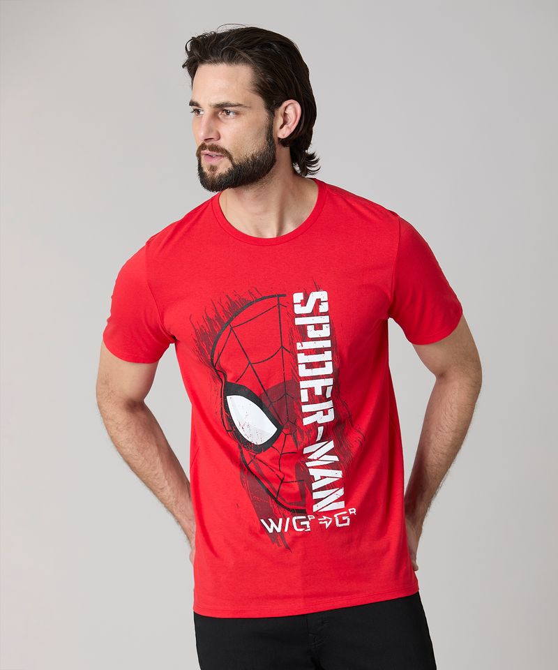 Playera de Licencia Spiderman de  Caballero