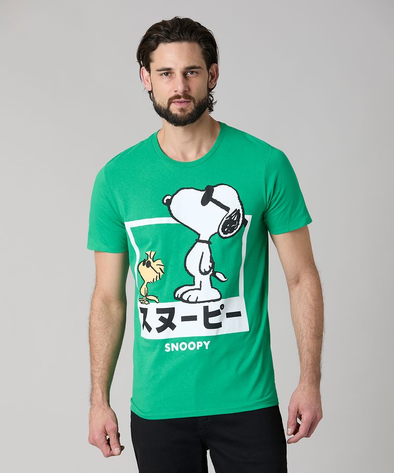 Playera de Licencia Snoopy de  Caballero