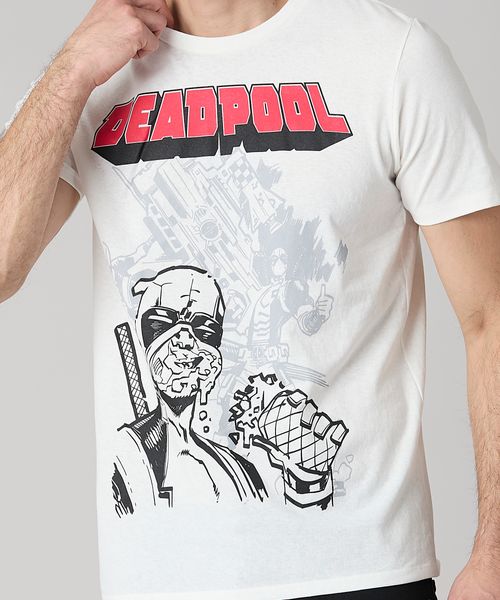 Playera de Licencia Deadpool de  Caballero