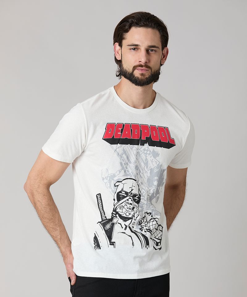 Playera de Licencia Deadpool de  Caballero