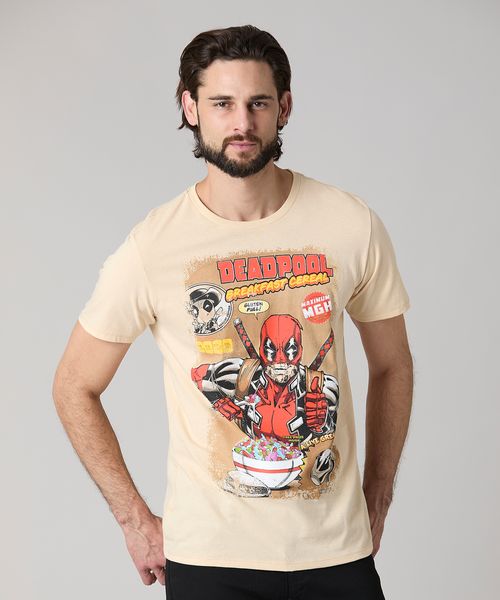 Playera de Licencia Deadpool de  Caballero