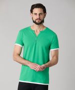 Playera Henley  de  Caballero