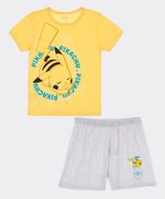 Set Pijama Short y Playera Pokemon de  Niño Infantil
