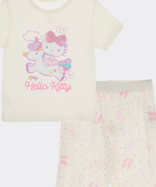 Set Pijama Pantalón y Playera Hello Kitty de  Beba Años