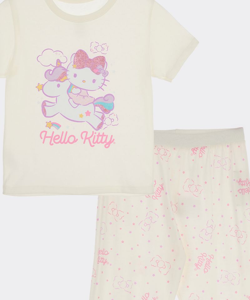 Set Pijama Pantalón y Playera Hello Kitty de  Beba Años