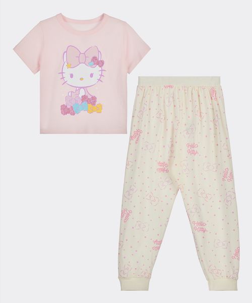 Set Pijama Pantalón y Playera Hello Kitty de  Beba Años