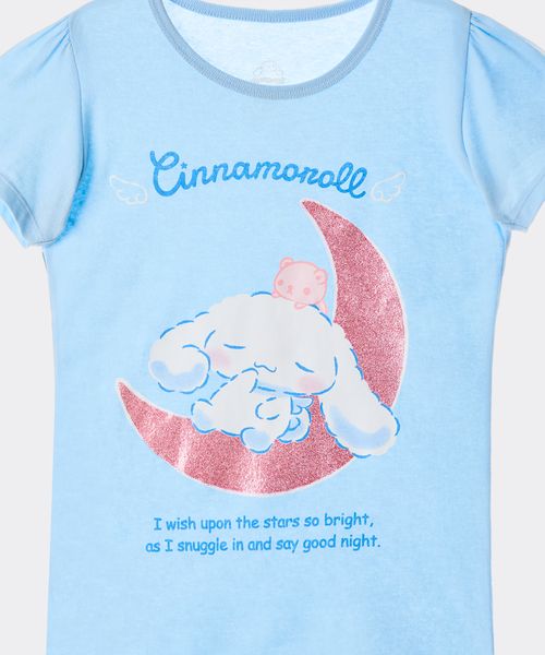 Set Pijama Short y Playera Cinnamoroll de  Niña Infantil
