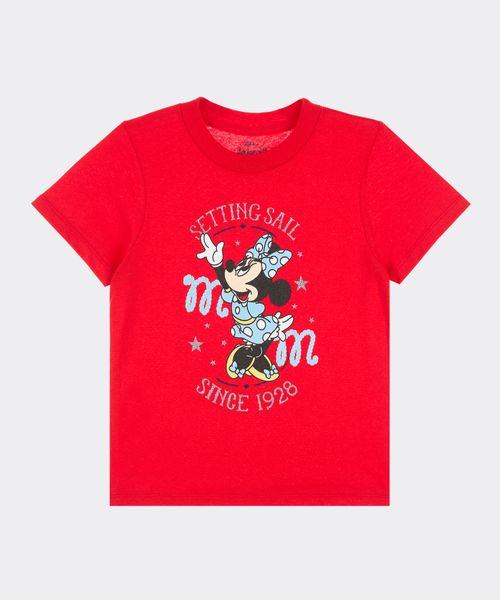 Playera de Licencia Minnie Mouse de  Beba Años