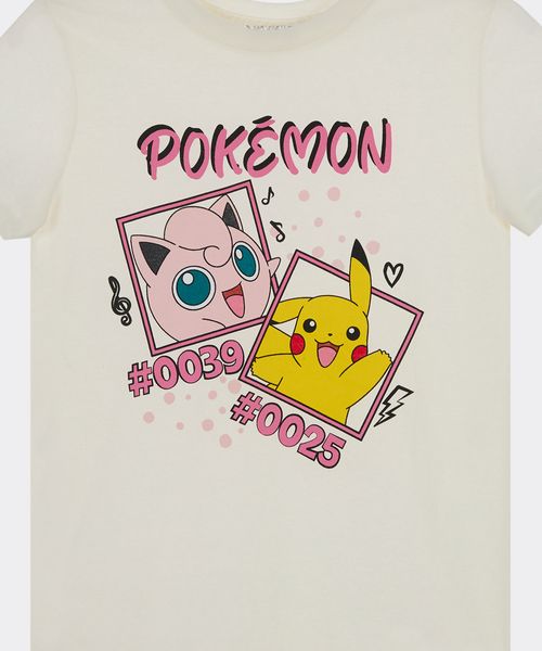 Playera de Licencia Pokemon de  Niña Infantil