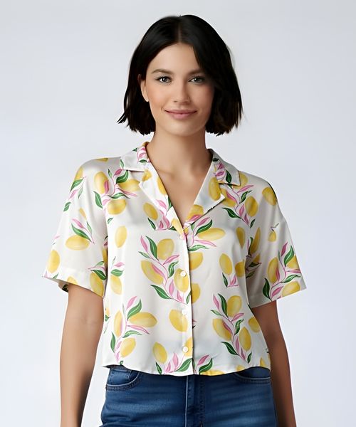 Blusa Manga Corta  de  Dama