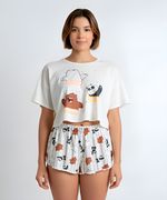 Set Pijama Short y Playera We Bare Bears de  Dama