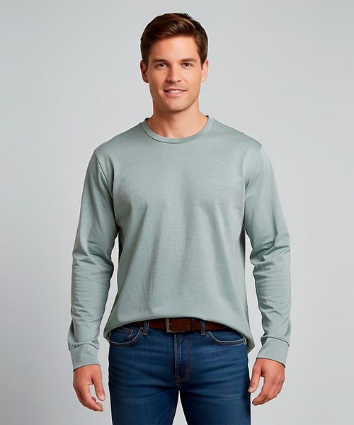 Playera Manga Larga  de  Caballero