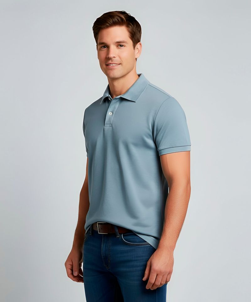 Playera Polo Manga Corta  de  Caballero