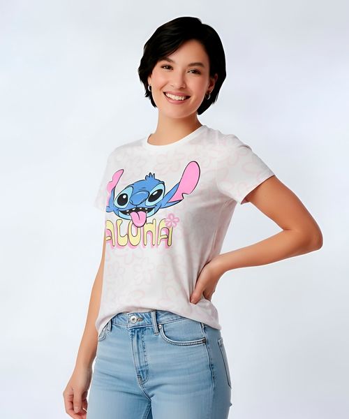 Playera de Licencia Stitch de  Niña Juvenil