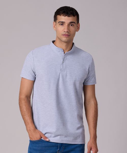 Playera Henley  de  Caballero