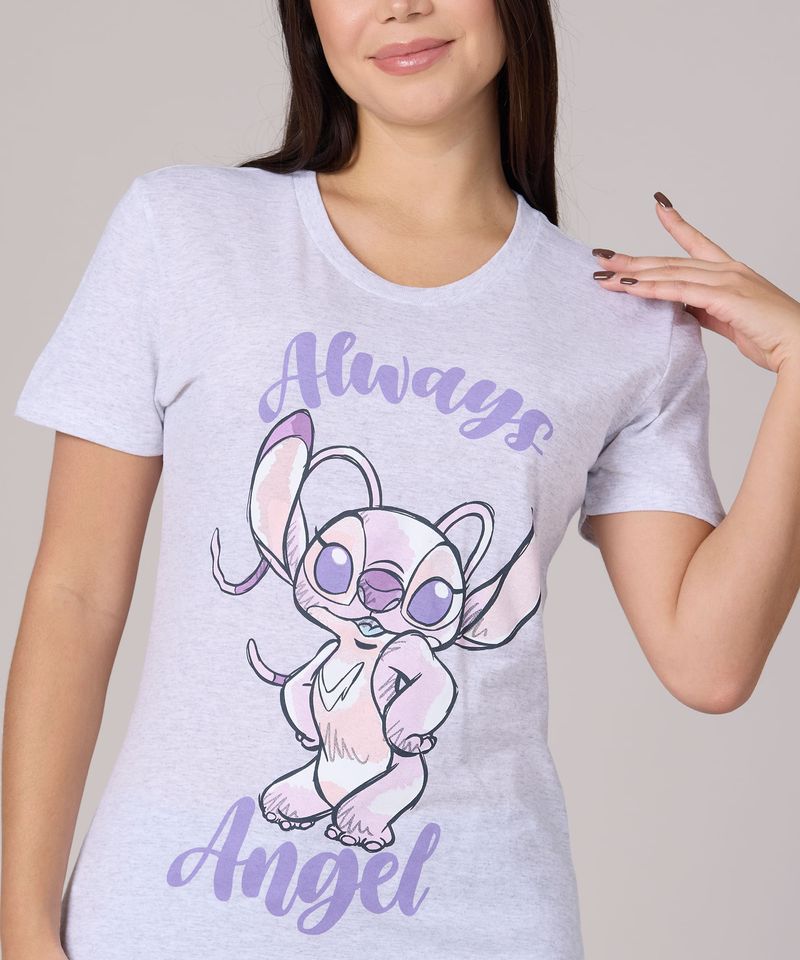 Playera de Licencia Lilo Y Stitch de Dama