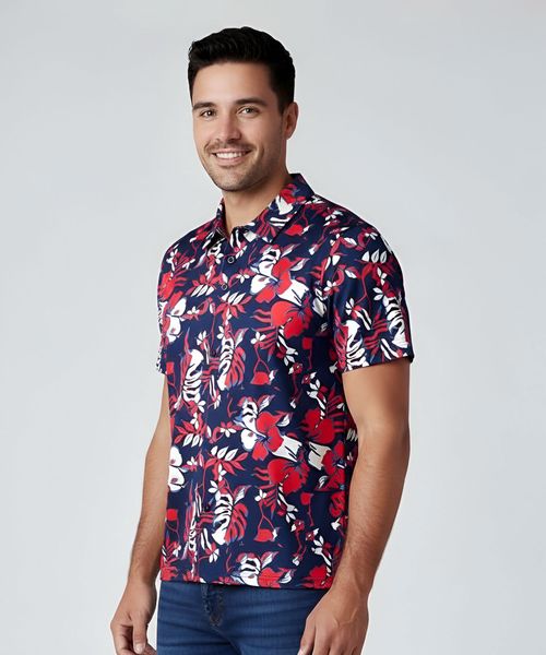 Playera Polo Manga Corta  de  Caballero