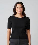 Suéter Manga Corta de Dama