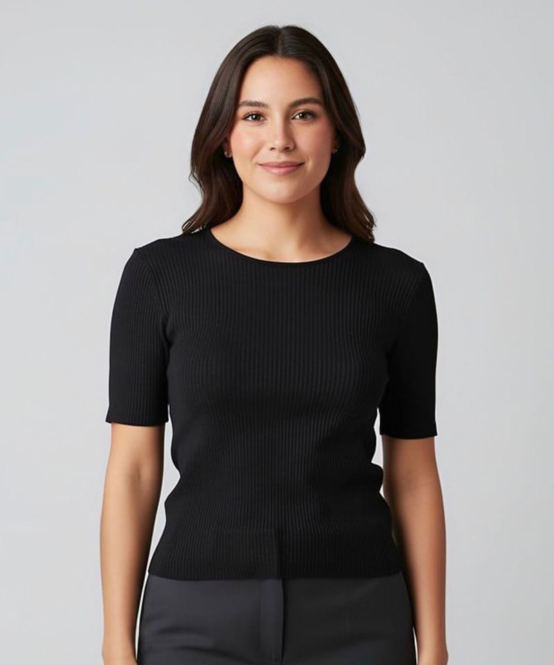 Suéter Manga Corta de Dama