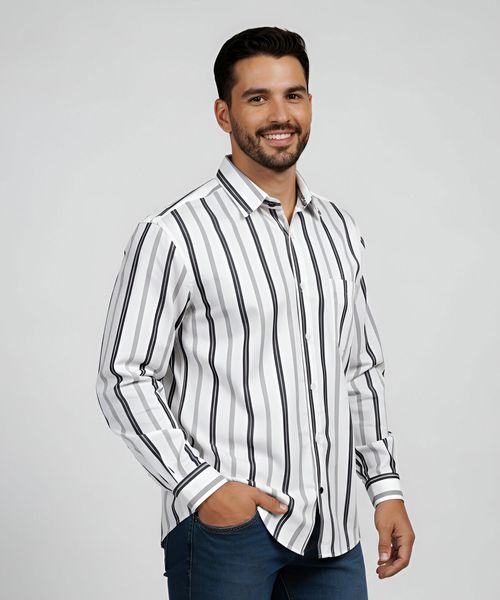 Camisa Manga Larga  de  Caballero