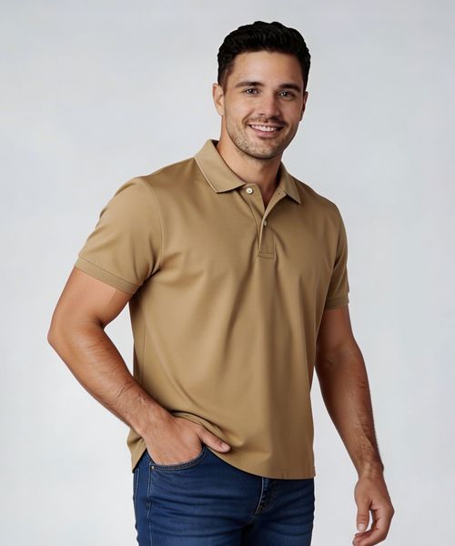 Playera Polo Manga Corta  de  Caballero