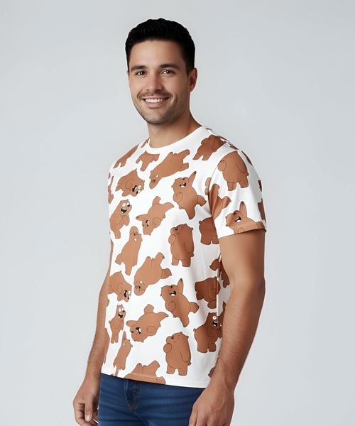 Playera de Licencia We Bare Bears de  Caballero