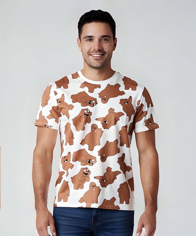 Playera de Licencia We Bare Bears de Caballero