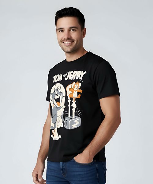 Playera de Licencia Tom And Jerry de  Caballero