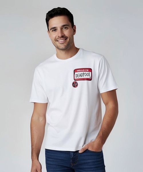 Playera de Licencia Deadpool de  Caballero
