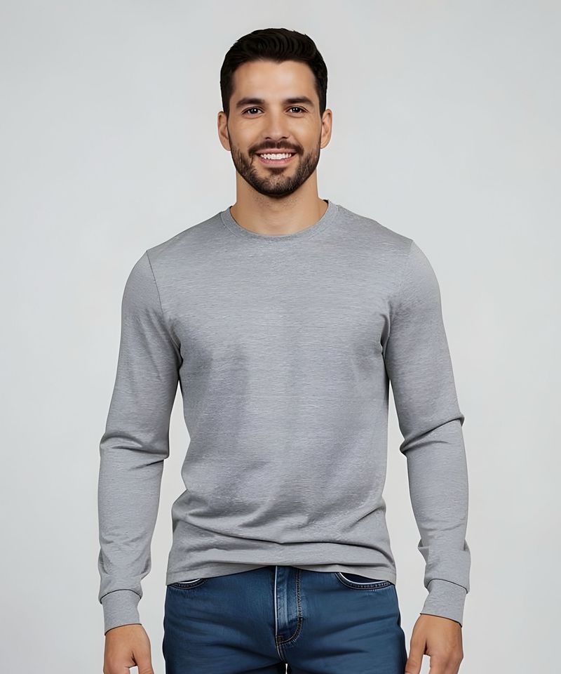 Playera Manga Larga de Caballero