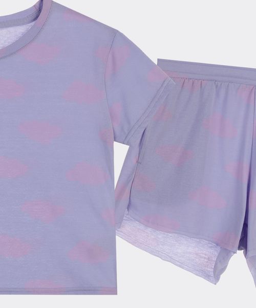 Set Pijama Short y Playera  de  Niña Juvenil