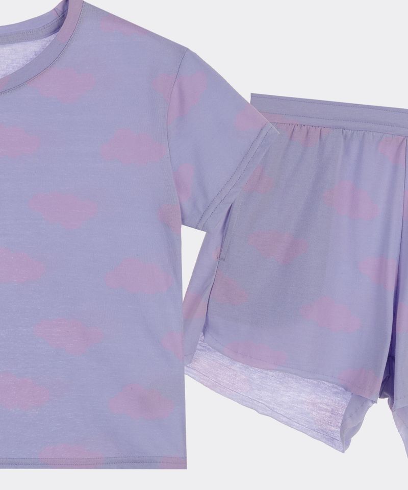 Set Pijama Short y Playera de Niña Juvenil