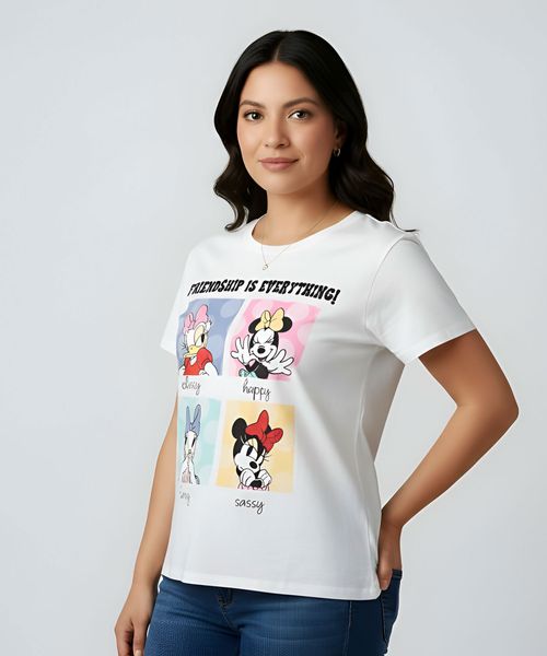 Playera de Licencia Mickey Mouse de  Dama