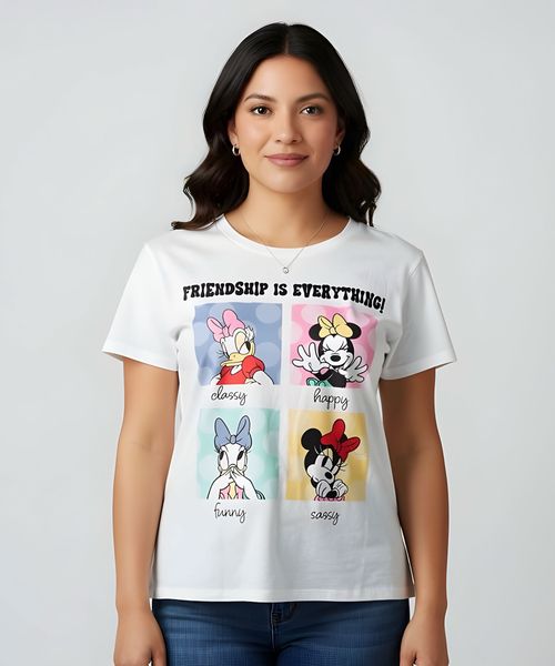 Playera de Licencia Mickey Mouse de  Dama